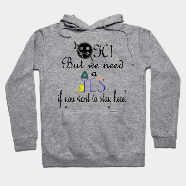 Coraline Other Mother Quote Hoodie by AMadCupofTee